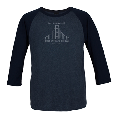 T-Shirt - Golden Gate Bridge Raglan