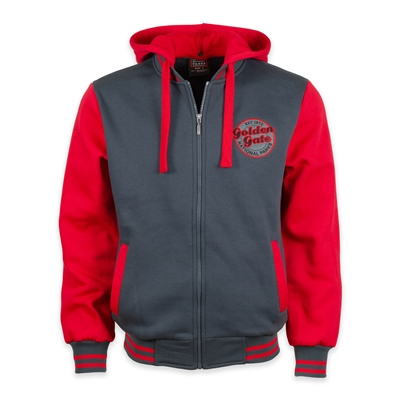 Jacket Golden Gate National Parks-Gray/Red Sleeves