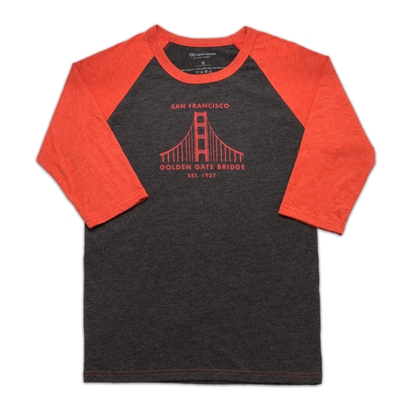 T-Shirt - Golden Gate Bridge Raglan