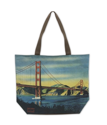 Tote Bag - Golden Gate Bridge Vintage Photos