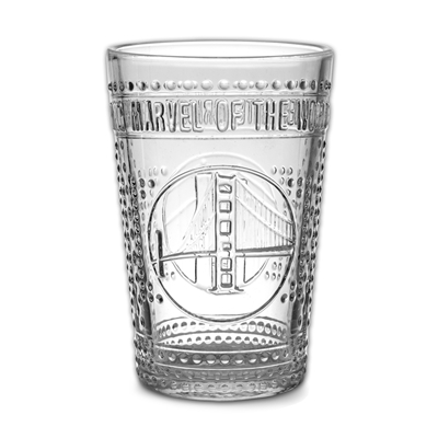 Drinking Glass - Golden Gate Bridge - Clear
