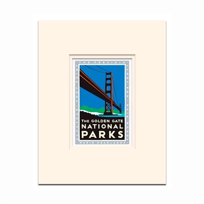 Matted Print - Golden Gate National Parks