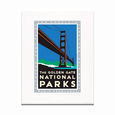 Unframed GiclÃ©e Poster - Golden Gate National Parks