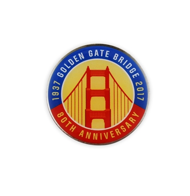 Pin - Golden Gate Bridge 80th Anniversary